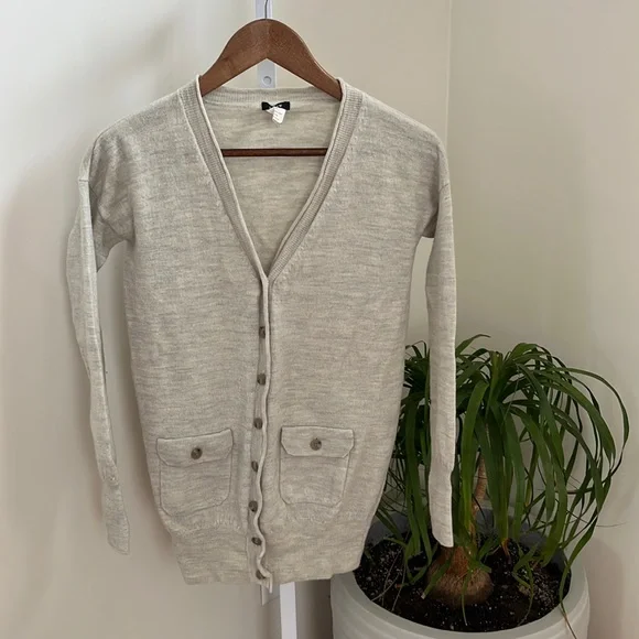 J. Crew | 100% Merino Wool Cardigan S - Picture 1 of 10